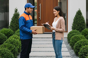 A professional rider on a horse